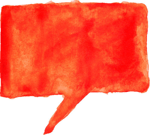 Free Download - Watercolor Speech Bubble Png (596x539), Png Download