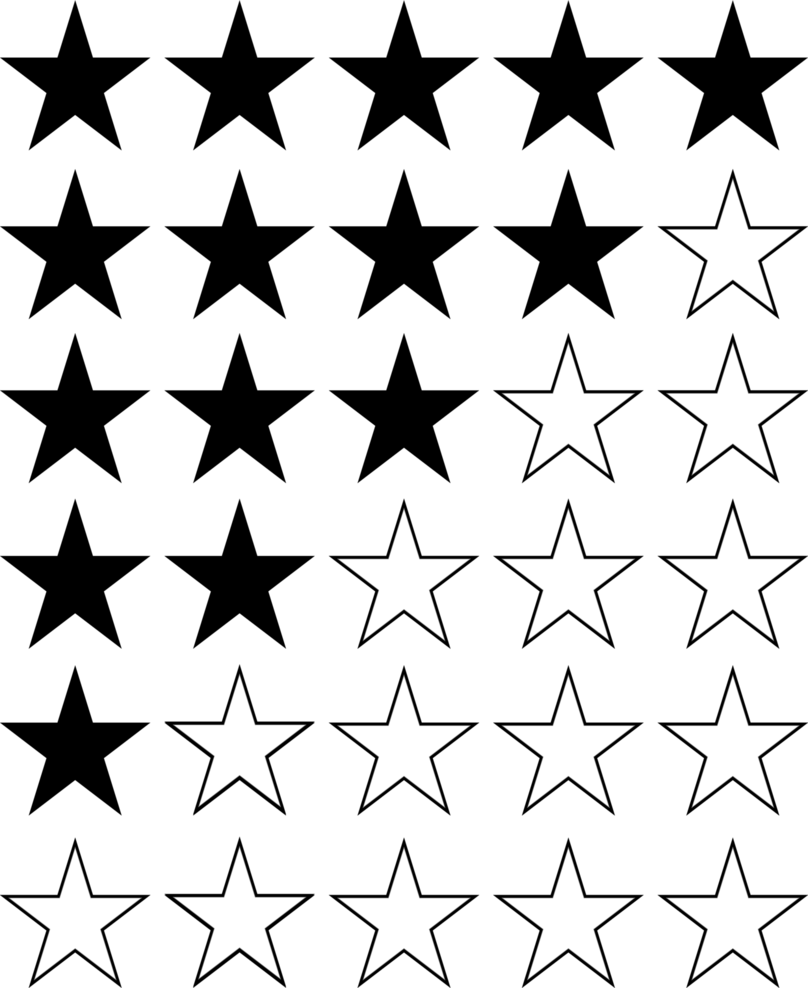 Gta Wanted Level Stars Png File - Gta Wanted Level Png (808x988), Png Download