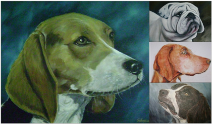 Immortalize Your Pet In An Original Oil Painting Or - Beagle-harrier (468x278), Png Download