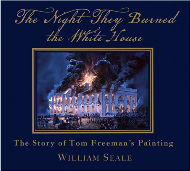 Roll Over Image To Zoom In - Burning Of The White House, 1814 (700x700), Png Download