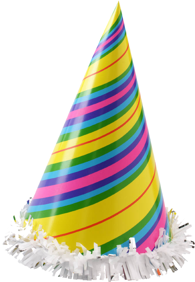Black And White Download Birthday Transparent Hat - Party Hat (737x1050), Png Download