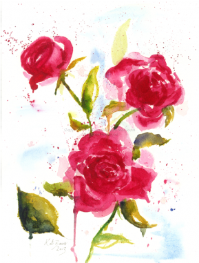 Watercolor Painting (380x380), Png Download