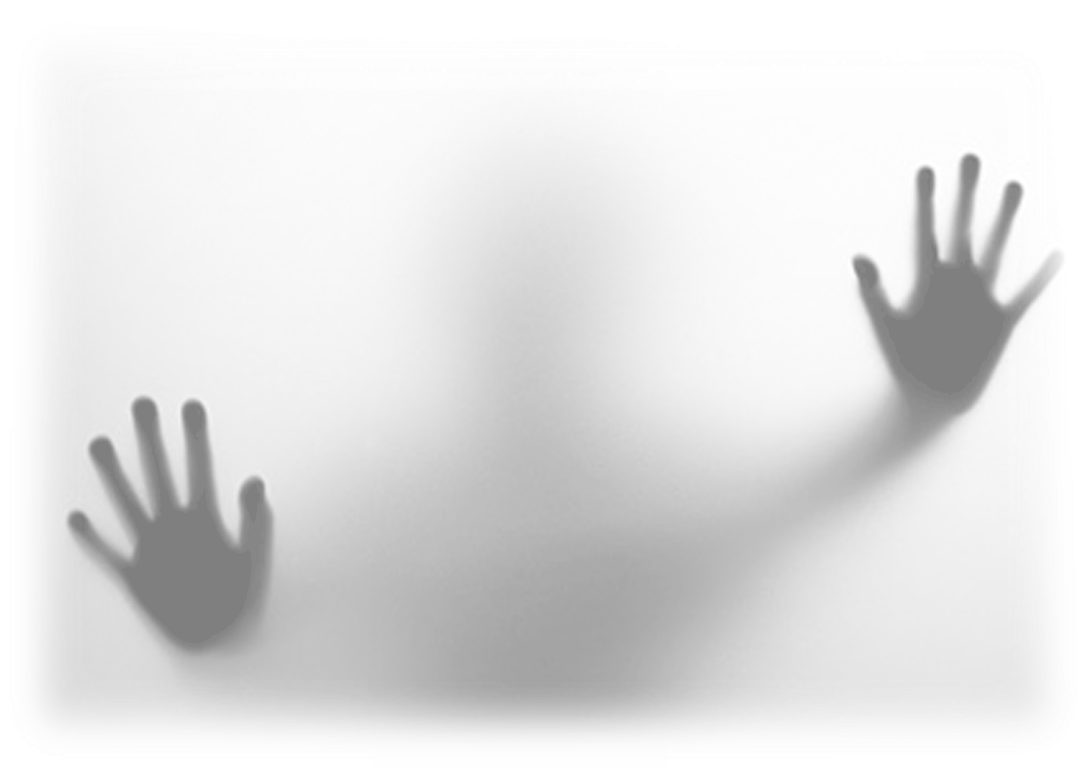 Ghost Png Clipart - Ghost Behind The Glass (1043x765), Png Download