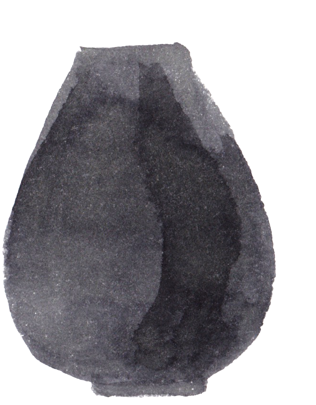 This Backgrounds Is Gray Vase Vintage Watercolor Transparent - Jar (1024x1313), Png Download