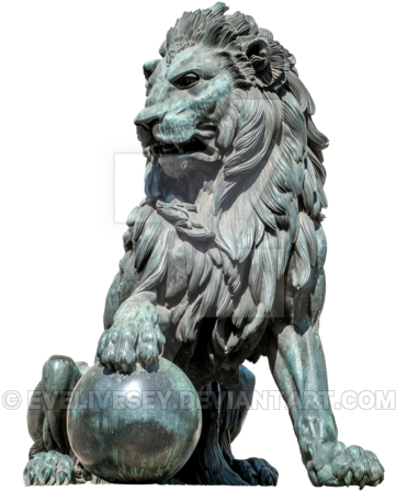 Lion Statue Png Picture Free Download - Lion Statue Png (400x514), Png Download