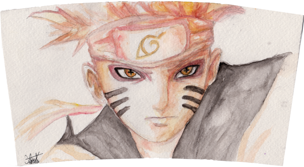 Naruto Watercolors By Gjenniferx On Deviantart - Watercolor Painting (1024x565), Png Download