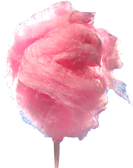 Cotton Candy /suikerspin - Coffee (500x580), Png Download