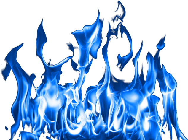 Blue Flames Png - Blue Fire Transparent Png (400x361), Png Download