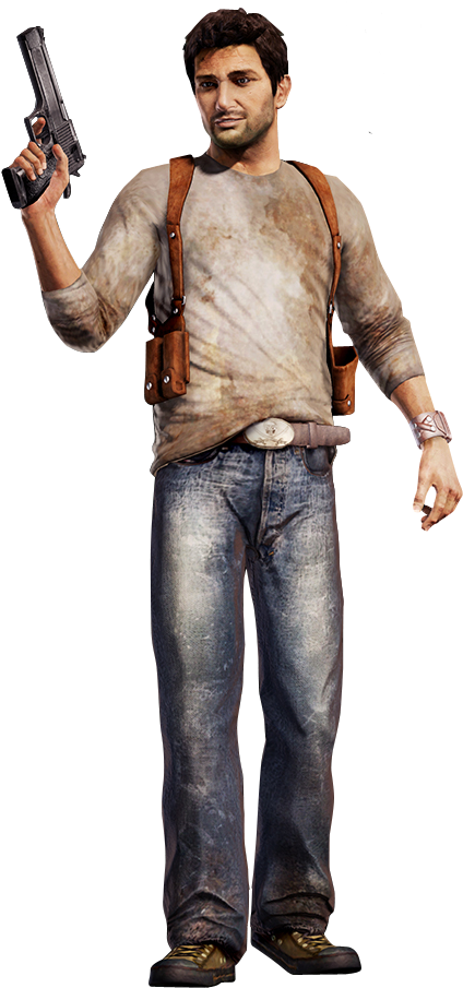 Nathan Drake - Uncharted 1 Nathan Drake (538x1080), Png Download
