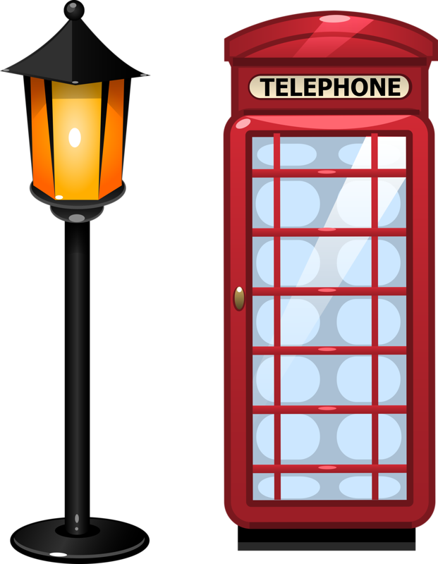 Telephone Booth Clipart Png (621x800), Png Download