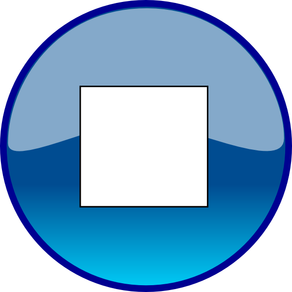Pause Button Clipart Green - Stop Play Button Png (600x600), Png Download