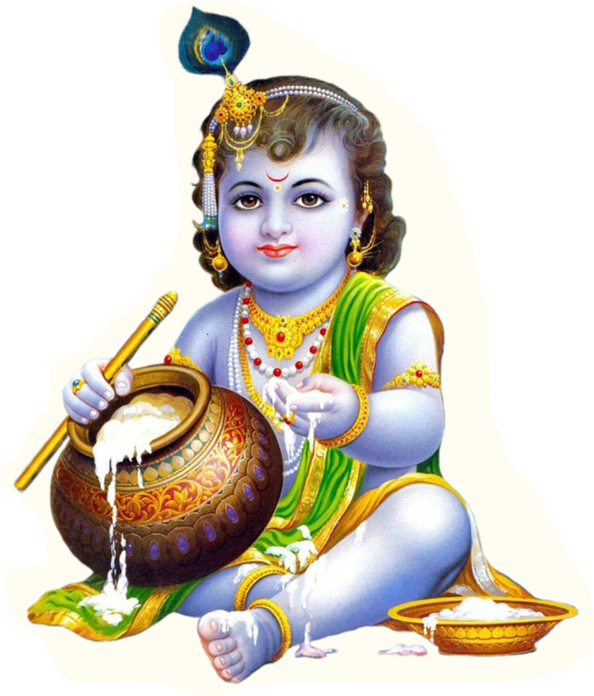 Krishna Png Transparent Photo - Tamil Krishna Jayanthi 2016 (600x718), Png Download