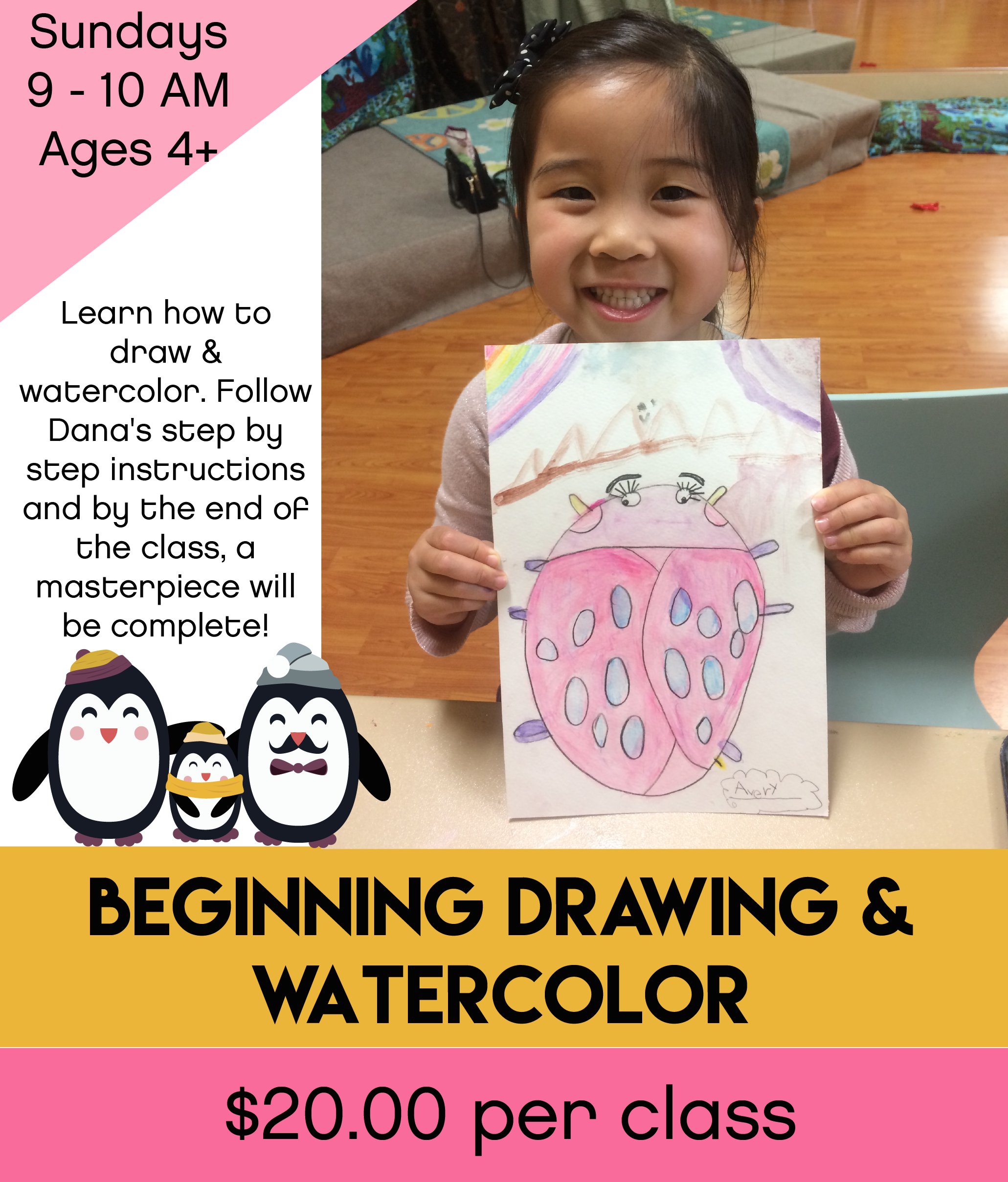 Beginning Drawing And Watercolor For Kids - San Francisco (2061x2418), Png Download