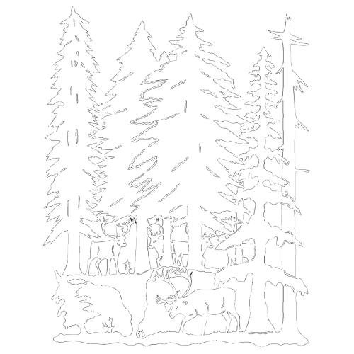 Out Of The Forest - Illustration (500x500), Png Download