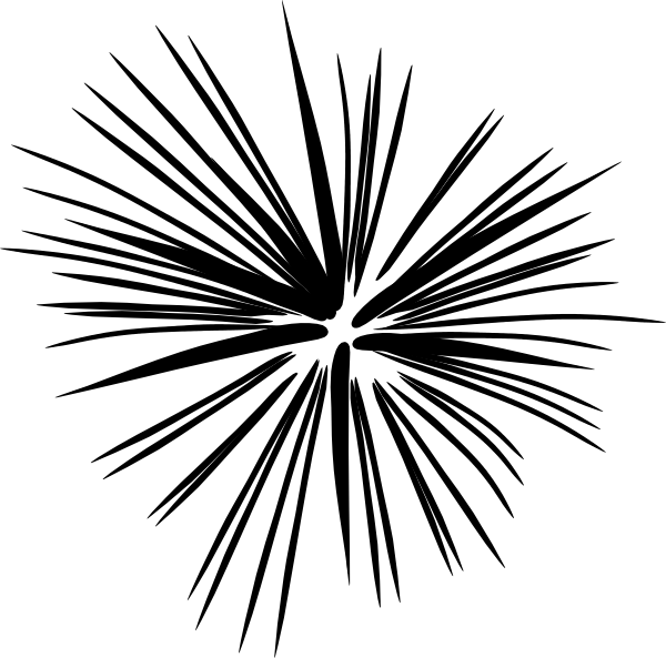 Small - Background Fireworks Image Clipart (600x593), Png Download