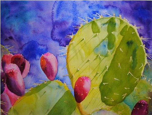 Copyright Waterloo Watercolor - Thorny Shadow (500x500), Png Download