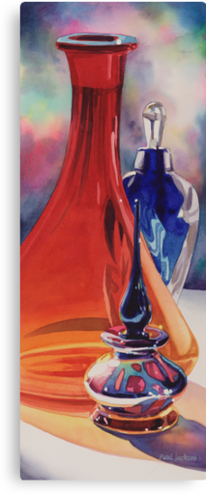 "columbia Glass" Watercolor By Paul Jackson - Watercolor Painting (229x550), Png Download