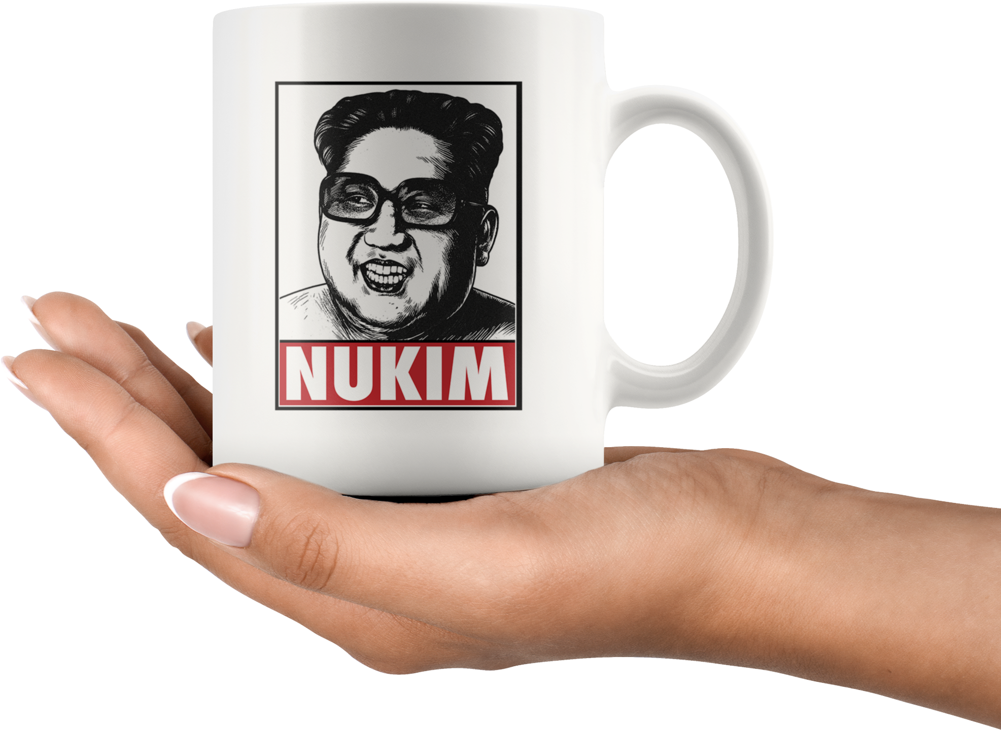 Nukim Kim Jong Un Mug - Mug (2000x2000), Png Download