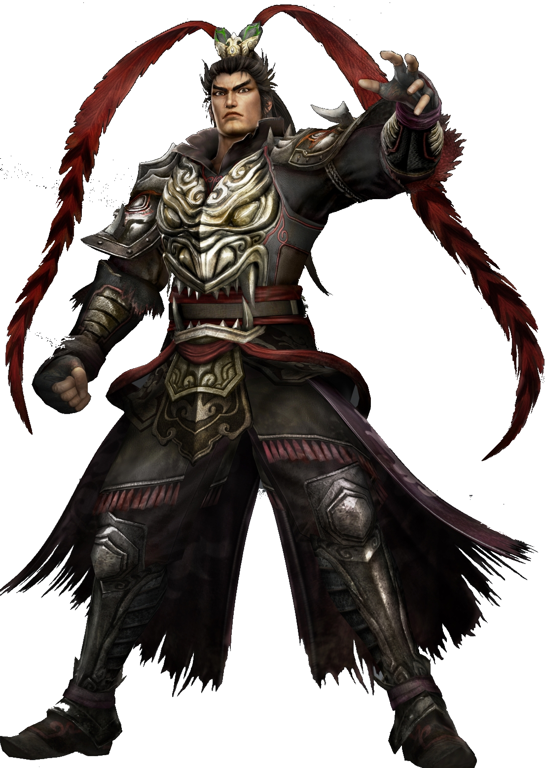 Lu Bu Model - Dynasty Warrior 10 Lubu (1105x1558), Png Download