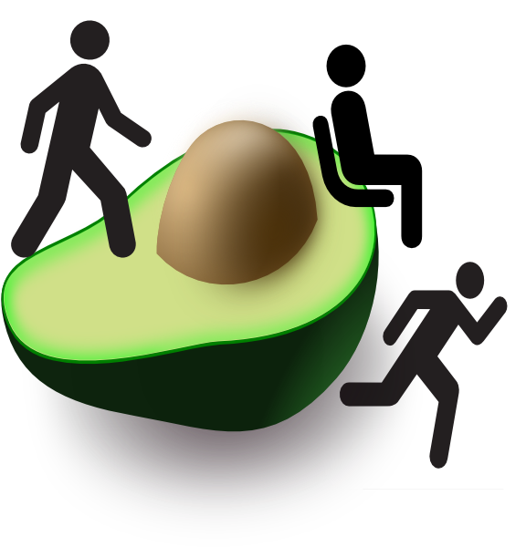 How To Set Use People Walking Sitting Running Clipart (594x600), Png Download