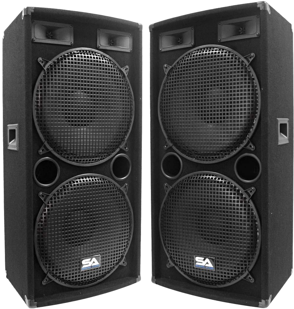 Dj Speakers Png Svg Transparent Download - Seismic Audio Sa-155.2 Pa Dj Speaker - Pair (640x640), Png Download