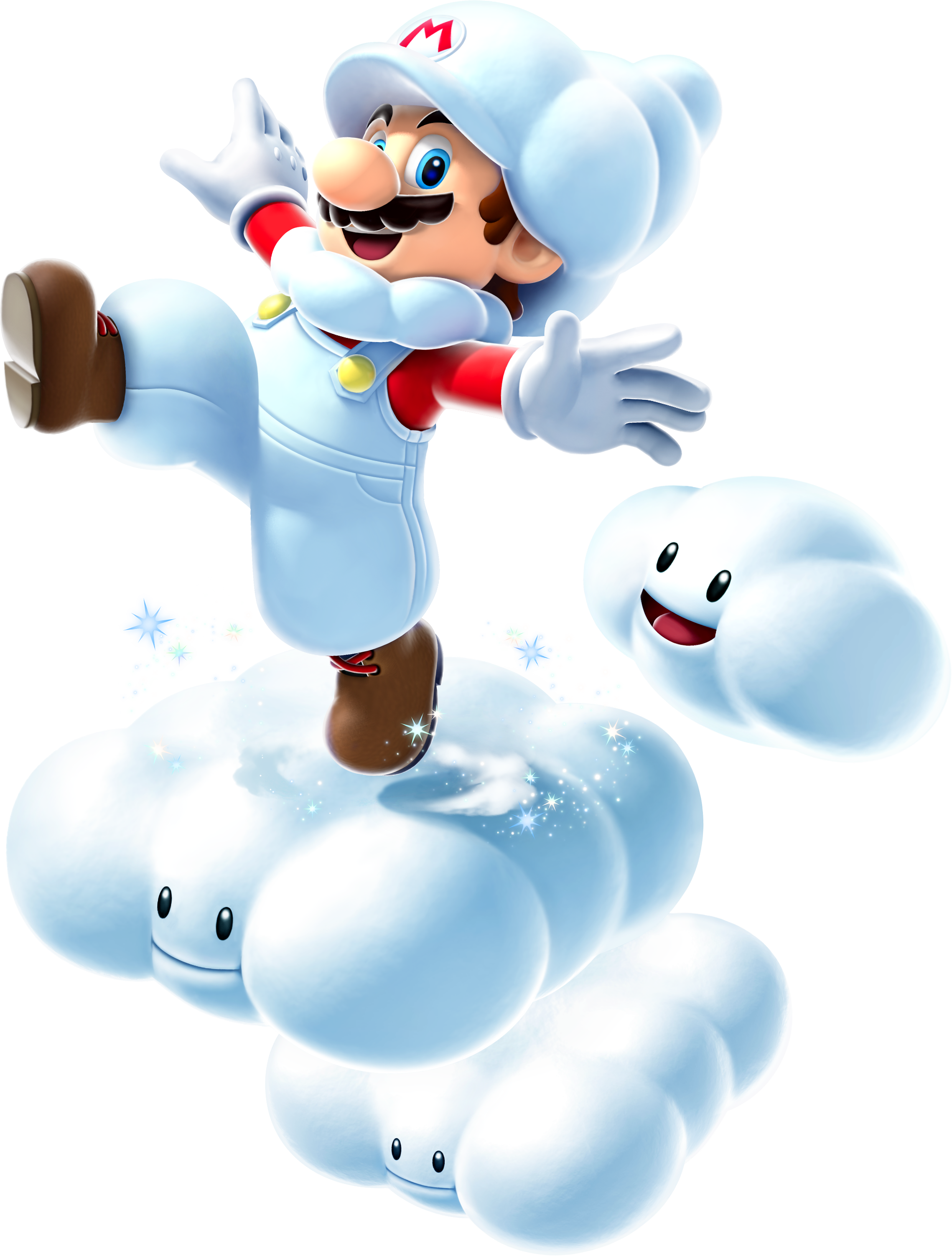 Cloud Mario - Super Mario Galaxy 2 Cloud Mario (2278x3006), Png Download
