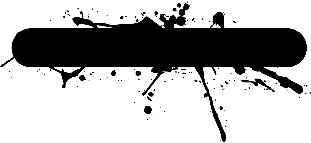 Black Banner Png Transparent Image - Banner Design Png Black (640x320), Png Download