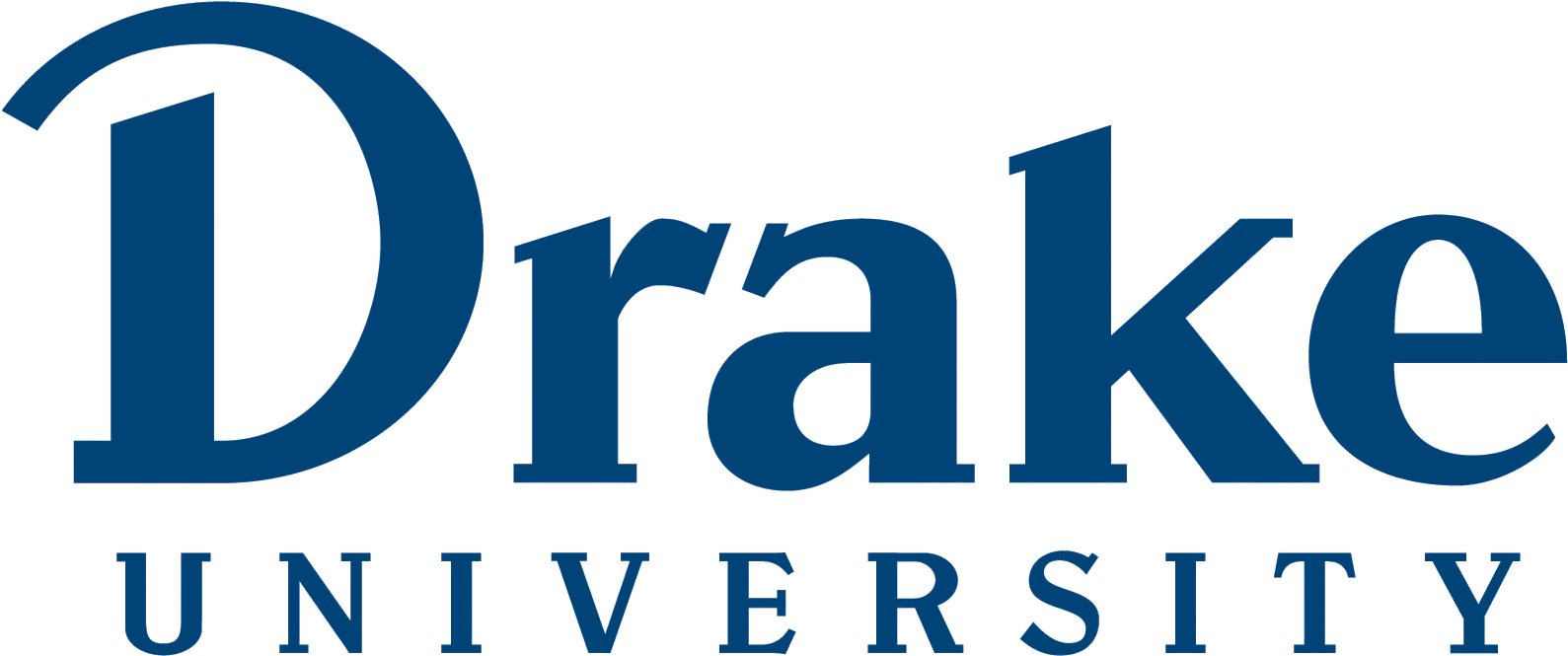 Drake University Logo - Drake University Law School (1594x674), Png Download