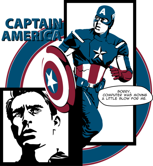55 Images About Marvel/theavengers On We Heart It - Captain America (600x652), Png Download