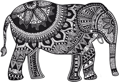 Download Elephants Svg Mandala - Elephant Mandala Png | Transparent PNG ...