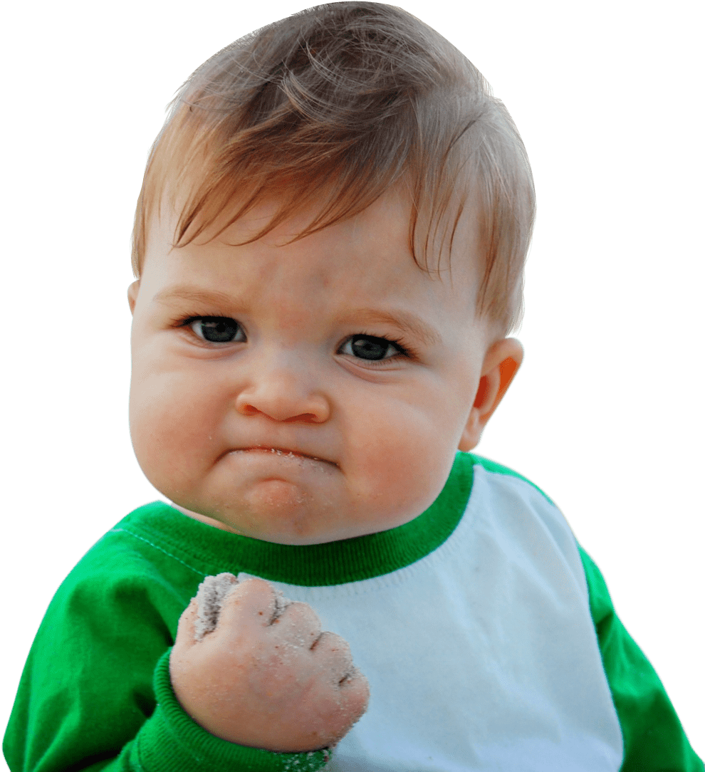 Success Kid - Success Kid Png (1024x1088), Png Download