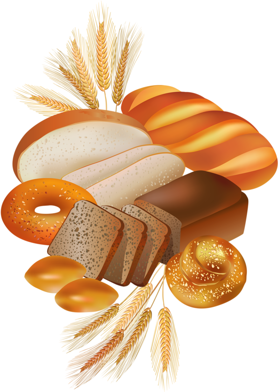 Picture Download Png Fruits Vegetables Food Pinterest - Clip Art Bread Basket (577x800), Png Download