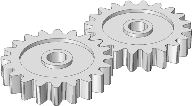 External Spur Gear (675x370), Png Download