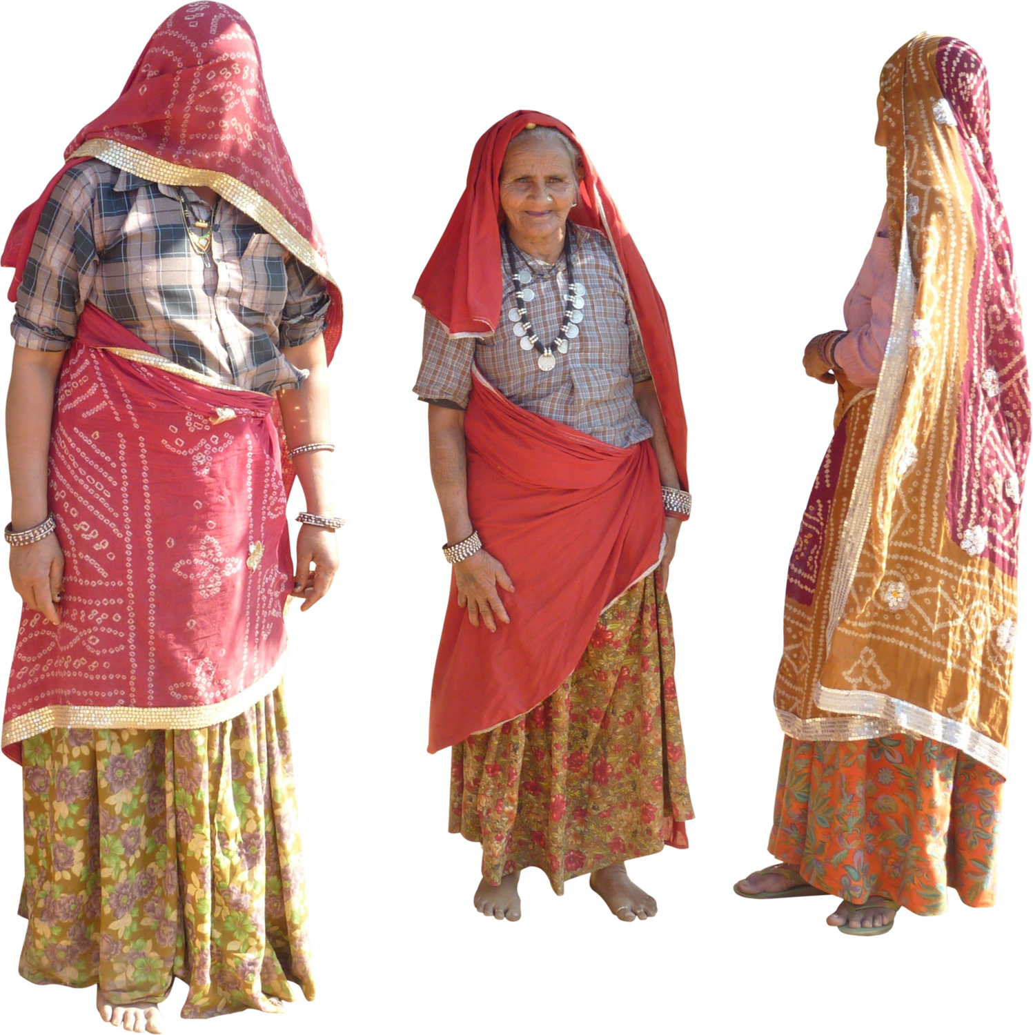 Indianwomen - 2 Women Pic Indian (1497x1500), Png Download