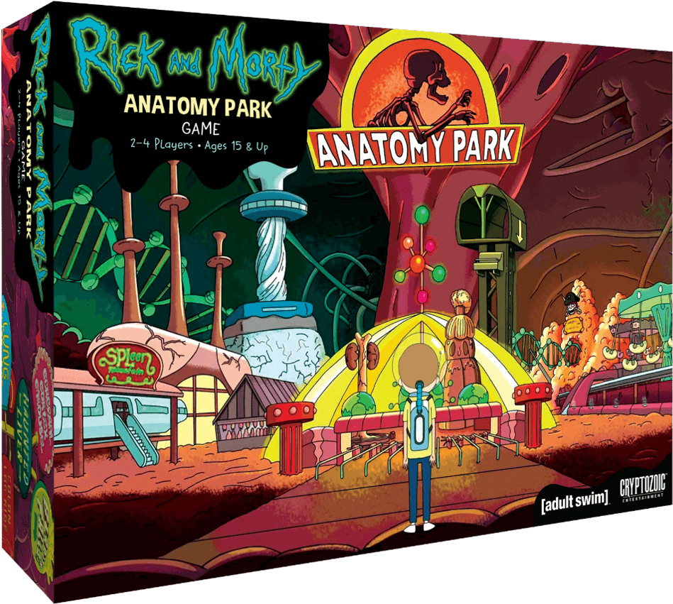 Rick And Morty - Rick And Morty Anatomy Park Board Game (1105x930), Png Download