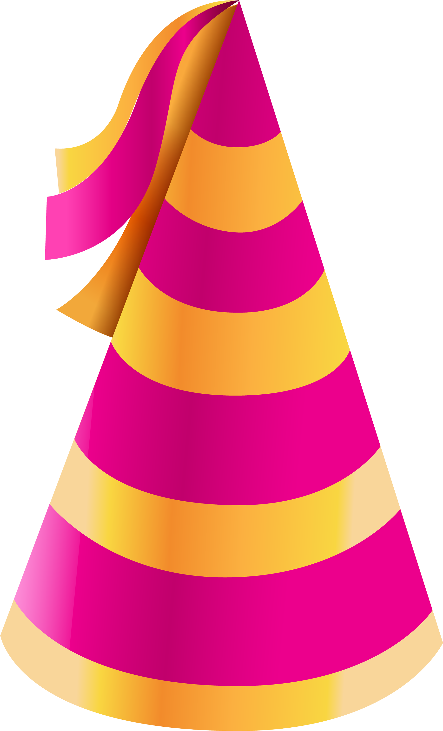 Party Hat Png Image - Pink Party Hat Png (2368x3296), Png Download