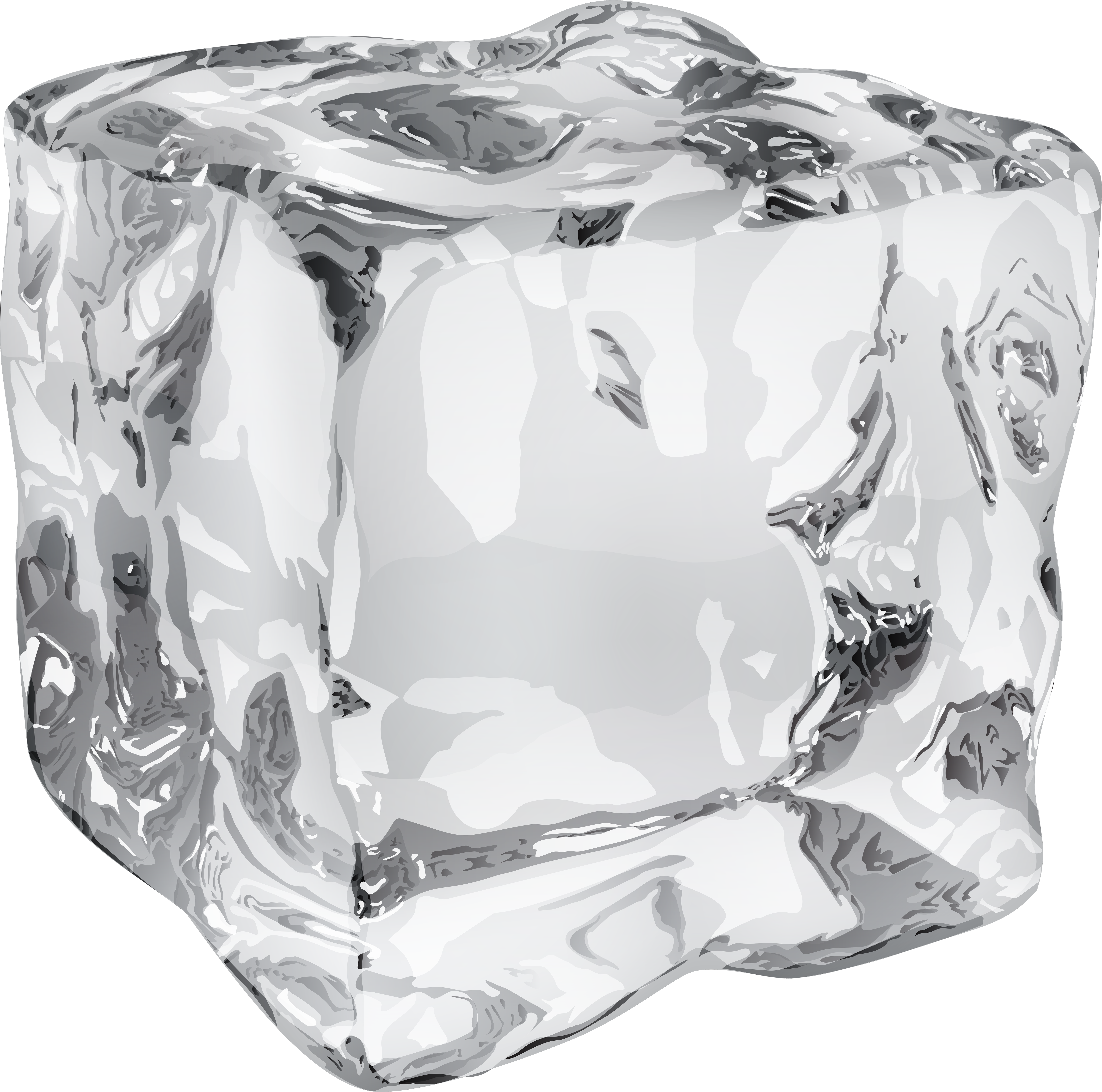 Ice Cube Transparent Png Clip Art Image - Ice Cubes Transparent Png (600x596), Png Download