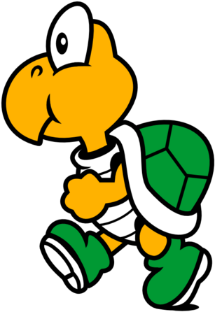 Koopa Troopa (366x480), Png Download