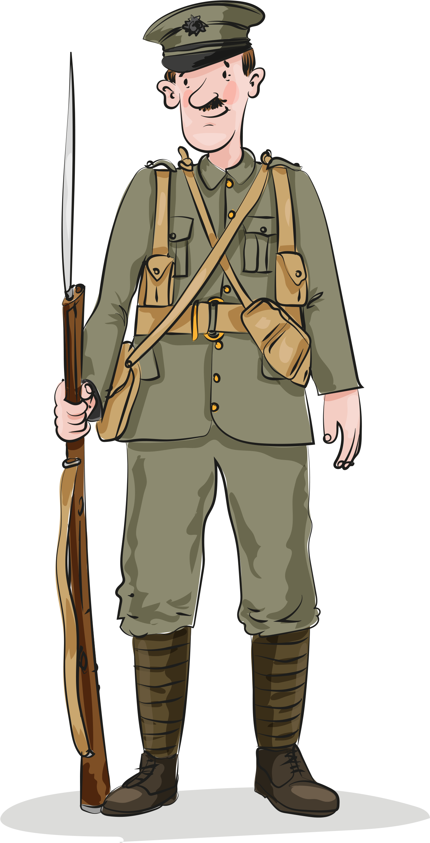 Wwi Soldier - Soldier (2480x3508), Png Download