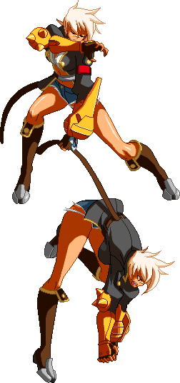 Bbcp Bullet 6d - Blazblue Bullet Sprite (252x537), Png Download