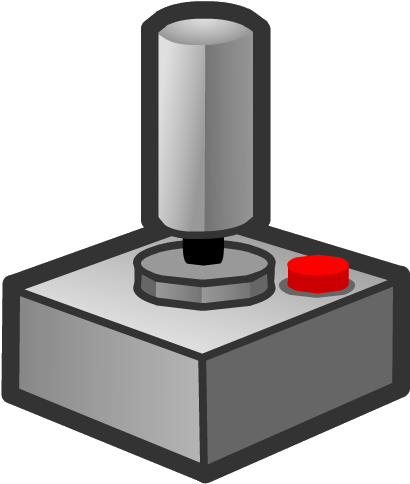 Video Game Controller - Joystick (423x545), Png Download