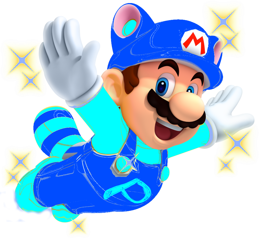 P-raccoon Mario - New Super Mario Brothers 2 (nintendo 3ds) (1000x921), Png Download