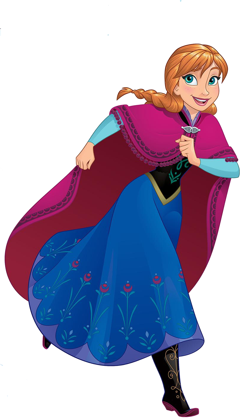 Anna Is Running - Disney Anna Png (867x1485), Png Download