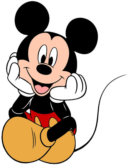 Download - Imagenes De Mickey Sentado (440x564), Png Download