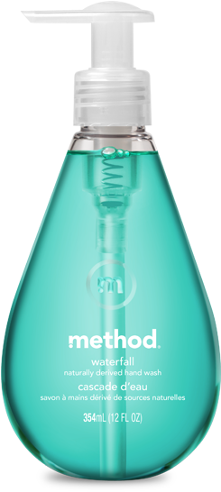 Gel Hand Wash - Method Waterfall Hand Soap (322x558), Png Download