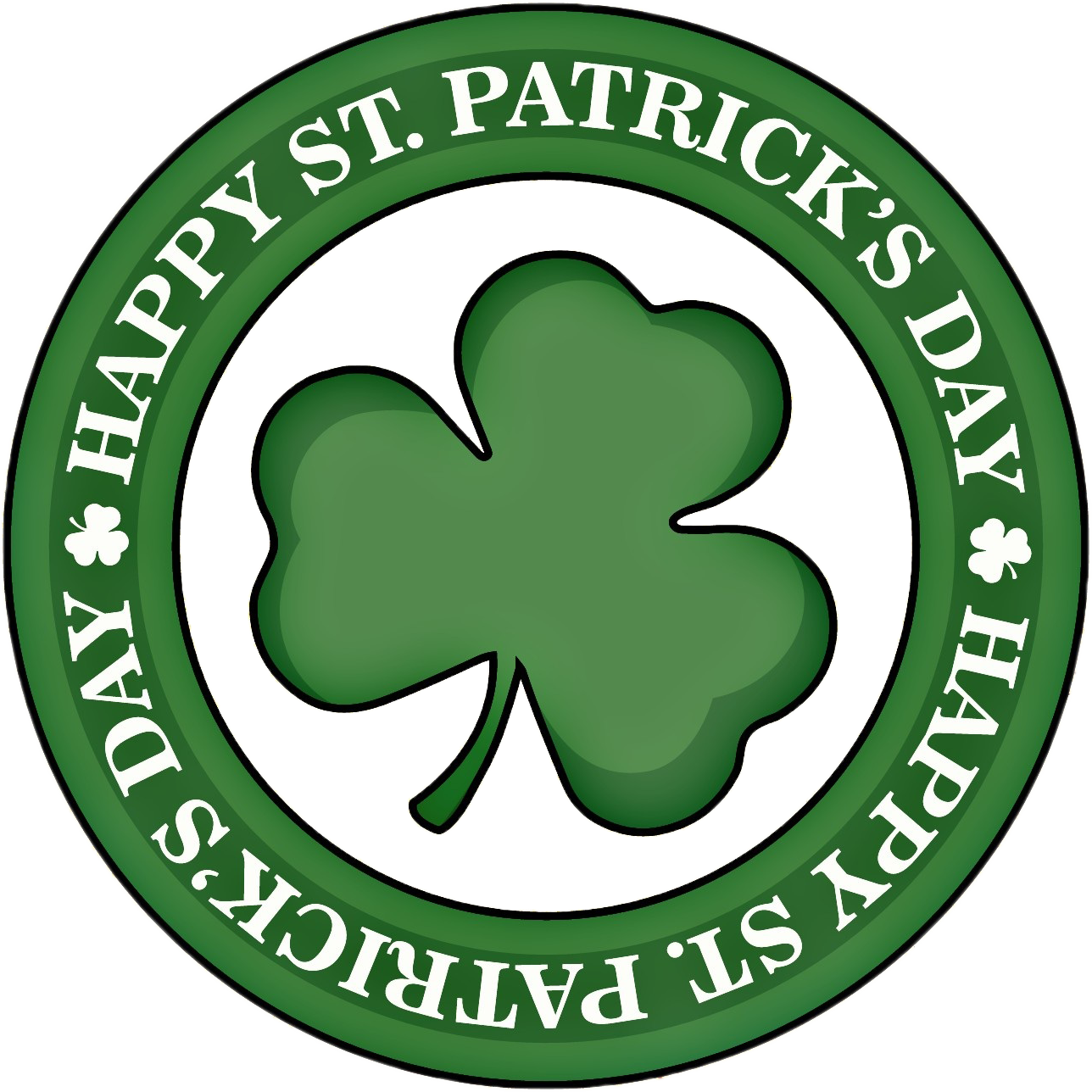 Happy St. Patricks Day - Green Wall Calendar (1288x1288), Png Download