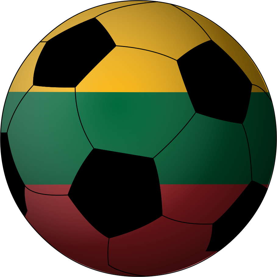 Football Lithuania - Png Images Of Football (909x908), Png Download