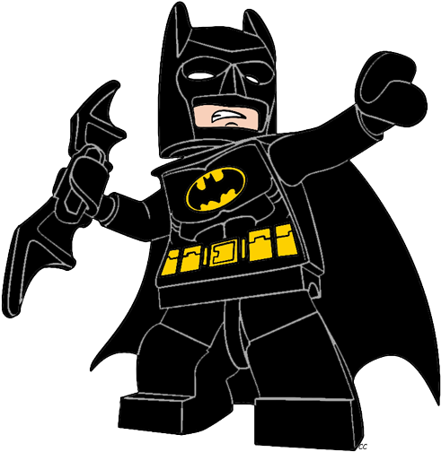 Batman Clip Art - Lego Batman Movie Silhouette (500x508), Png Download