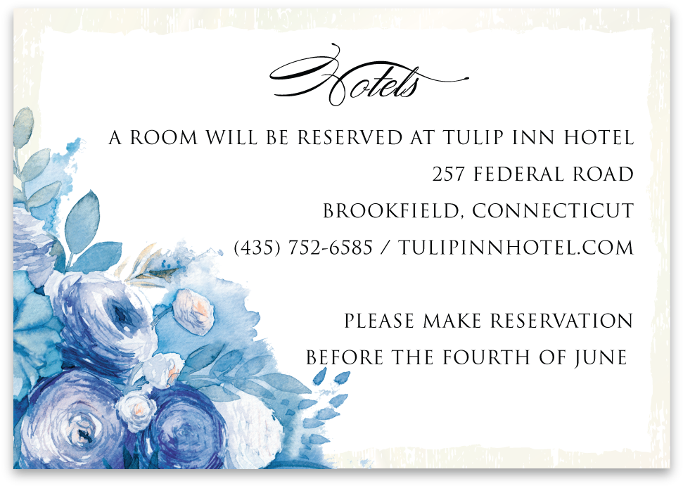 Enclosure Card Blue Watercolor Suite - Watercolor Painting (1000x1000), Png Download
