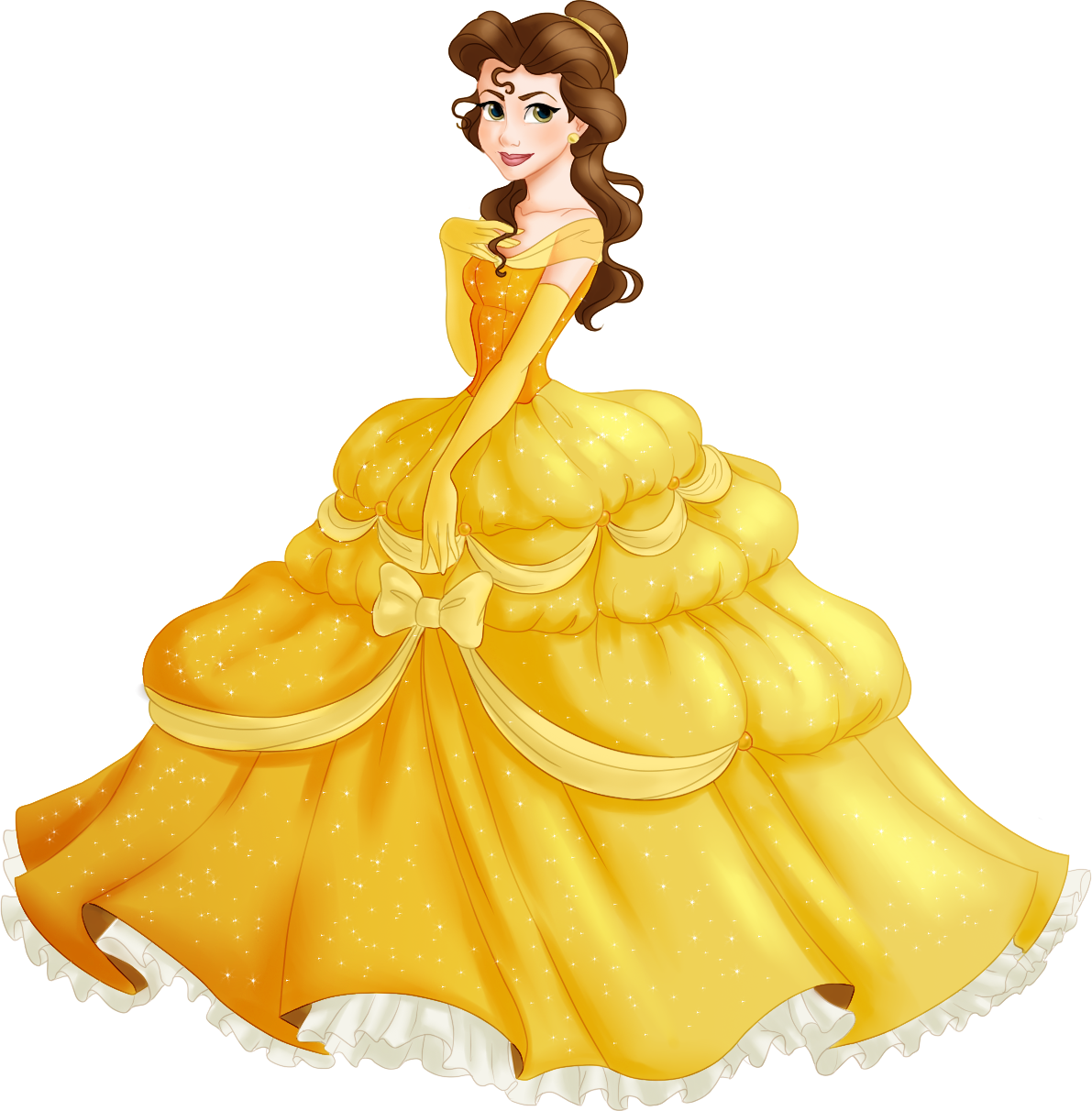Belle Vector Princess - Princess Png (1191x1212), Png Download